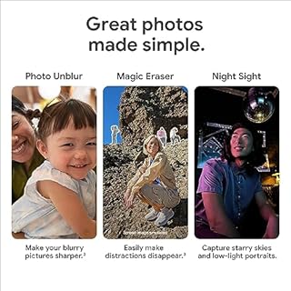 Google Pixel 7a - Telefono Android sbloccato con obiettivo grandangolare e batteria 24 ore su 24, 128 GB, colore: carbone