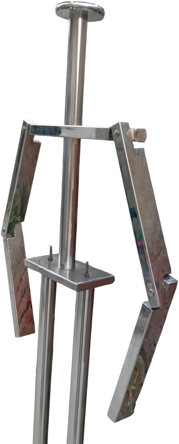 Medieval Full Suit of Armor Stand Handcrafted Stainless Steel Display Stand, 72 Inch Heavy Duty Armor Holder for Knight Armor, LARP, Cosplay, Historical Reenactment & Home Décor