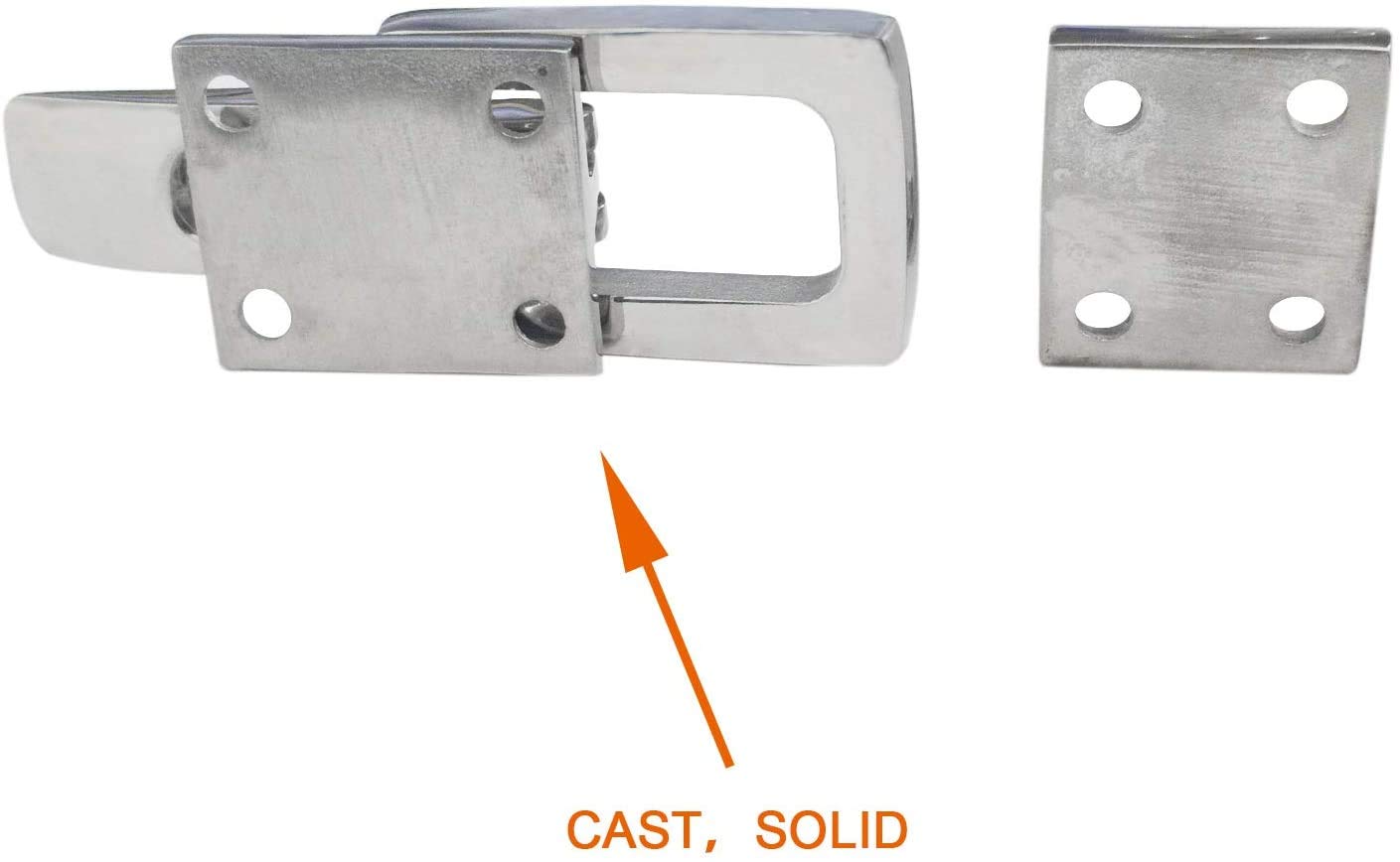 Grade Heavy Dudy 316 Stainless Steel Lockable Latch Marine Boat Door