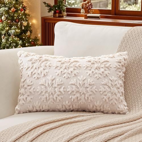 Artscope 1er Set Wolle Kissenbezüge Weicher Plüsch Kurzer Wollsamt...