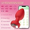 Vibrating B.UTT Plug S.ex Toýs for Woman, A.nal Toys Vibrat.or A.dult Toys, APP Control V.ibrater Vibra.tor.Set for Woman,P.rostate Massager 10 Modes Silent MT12 #2