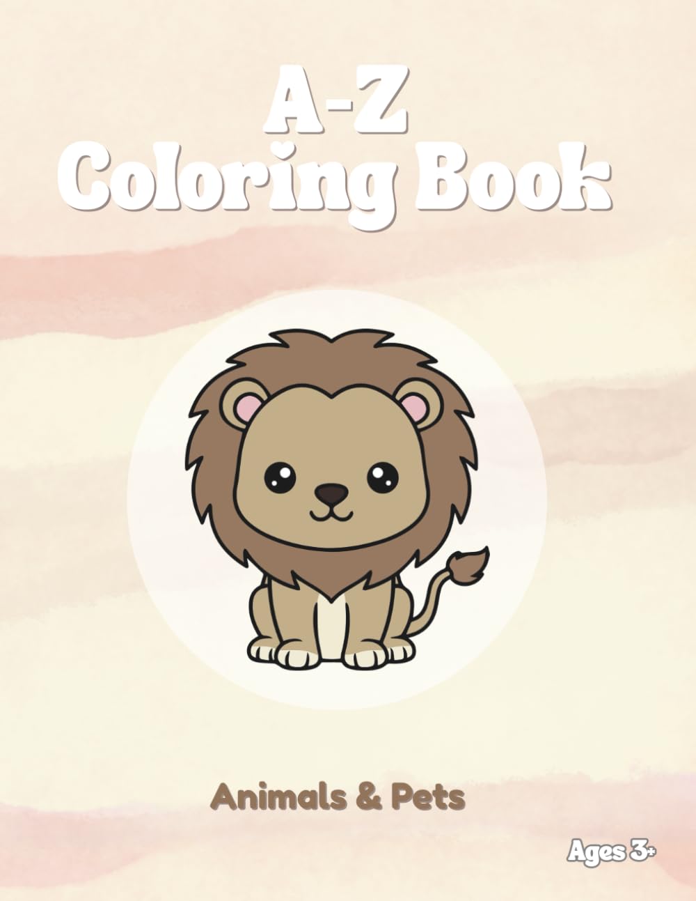 Animal Alphabet Coloring Book for Kids Ages 3 and Up: Simple ABC Learning with Fun and Easy Animal Coloring Pages