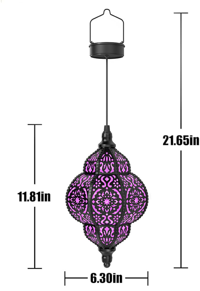Lampes Solaires Suspendues, Lanterne Solaire Imperméable Durable Et Écologique Attrayante