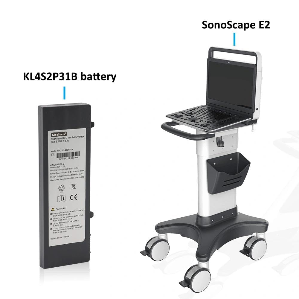 89.28WH KL4S2P31B Batteria di ricambio per SonoScape E2 E3 E1 Exp X1 X3 X5 Ultrasuoni Sistema a Ultrasuoni HCU 41CR18/65-2 14.4V