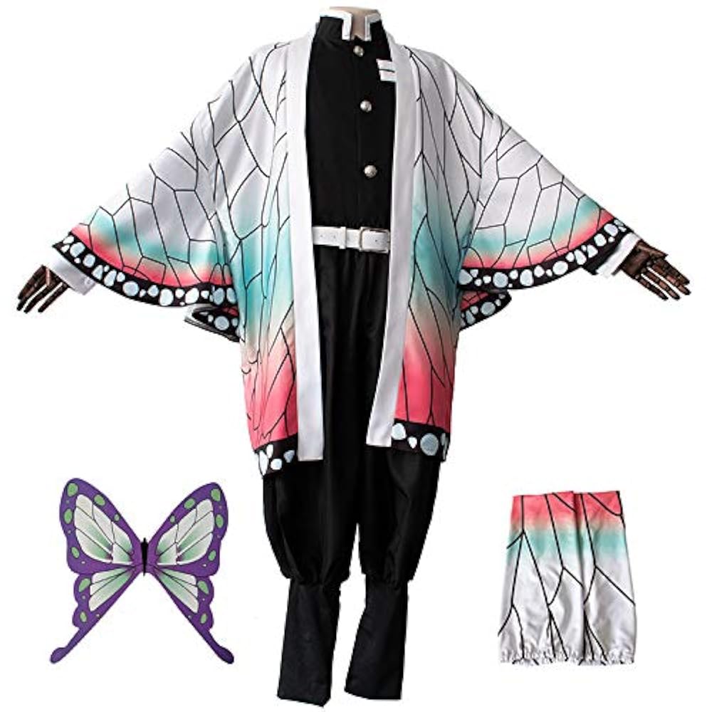 胡蝶 しのぶ (こちょう しのぶ) コスプレ衣装 L 高品質 胡蝶しのぶ（こちょうしのぶ） コスプレ衣装 【鬼滅の刃