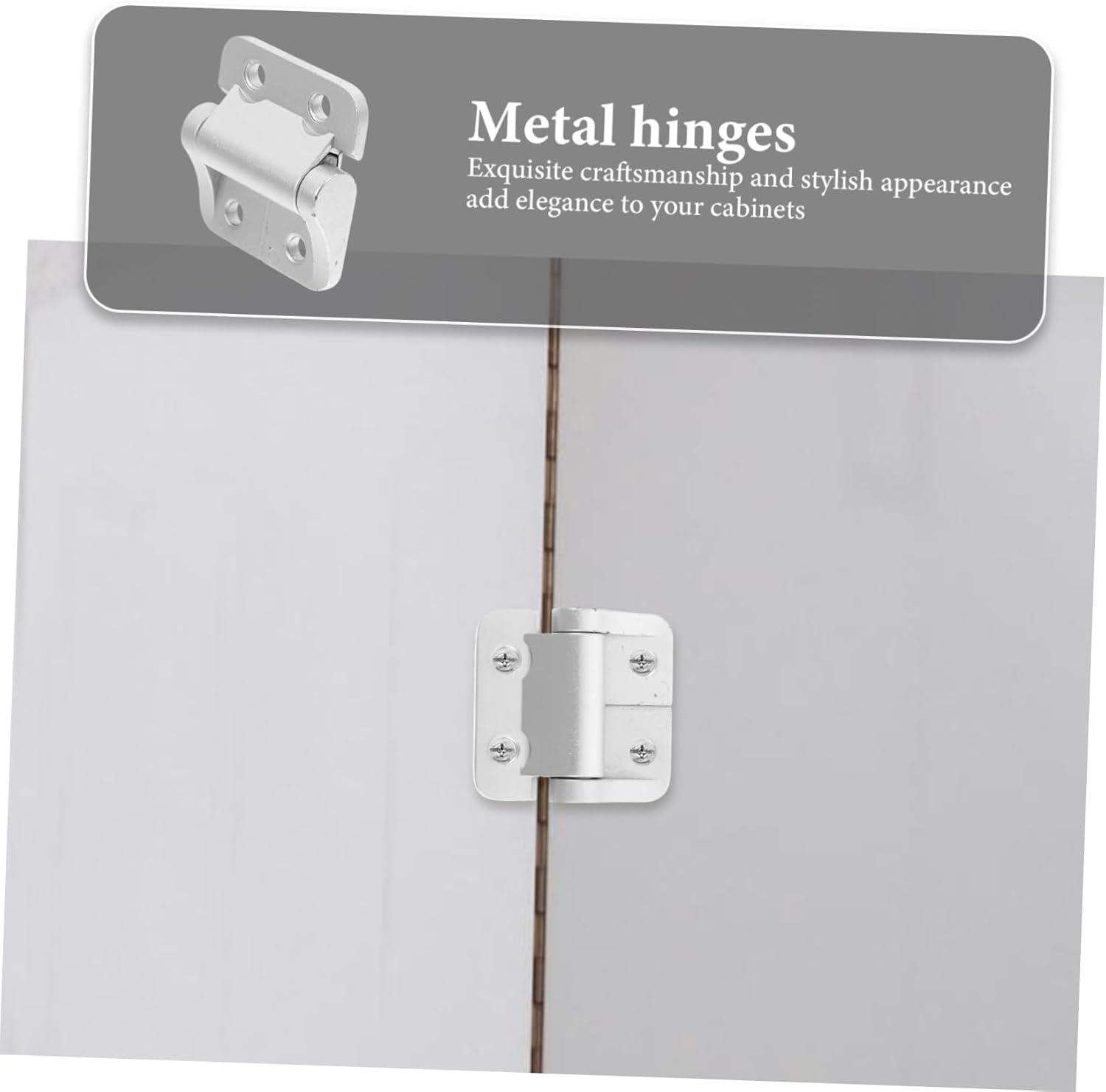 キャビネットヒンジ、コーナーキャビネット用メタルヒンジ、ストップアングルトルクヒンジ、取り付けが簡単(シルバー)。