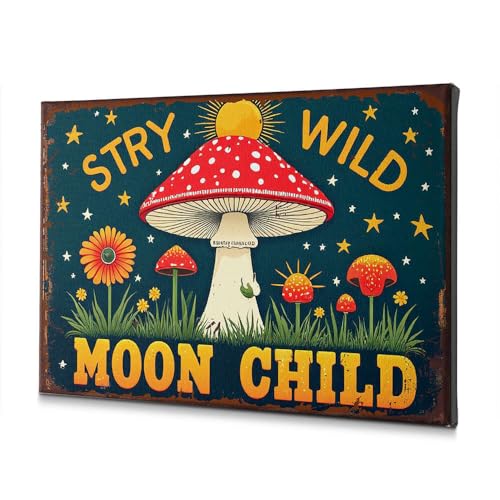 Toile lune sauvage décoration de Pâques chrétienne et tableau mural de maison