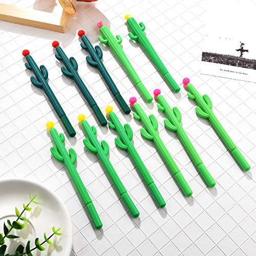 30 bolígrafos gel cactus Outus multicolor 0.5 mm miniatura 7