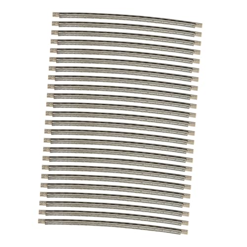 CVUTOVO 24個 エレキギター用 白銅フレットワイヤー 高耐久属製指板交換パーツ 耐腐食性優れたプロ仕様ギター修理アクセサリー