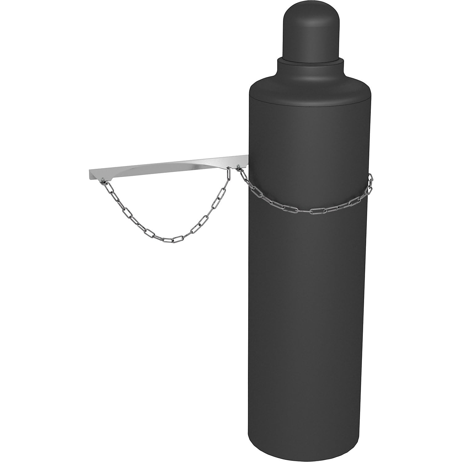 eurokraft | Gasflaschen-Wandhalterung | für 2 Flaschen | Ø max 320 mm