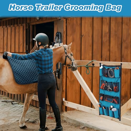 Sac de toilettage pour remorque de cheval van suspendu Riakrum 2pc - 5