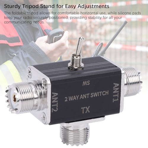 Interruptor coaxial de 1 a 30MHz Denash para transceptor de radio de 2 vías 2