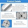 Upgraded W11418244 Range Knobs Compatible with Whirlpool Gas Stove Knob WCE55US0HB00 WCE55US0HB01 WCE55US0HS00 WCE55US0HS01, Surface Burner Cooktop Control Replacement W11130627 W11222054-4 Pack #3