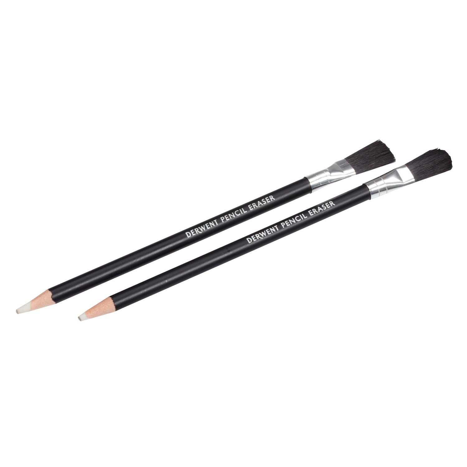 Derwent Pencil Eraser Rubber Pencil Style Grip With Brush For Graphite Art
