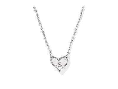 Kendra Scott Heart Letter S Short Pendant Women