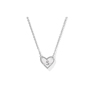 Kendra Scott Heart Letter S Short Pendant Women