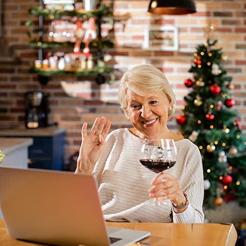 Gumry Birthday Gifts For Mom From Daughter Son, 16Oz Vintage Engraved Wine Glass Gift Box - Fun Novelty Birthday Gifts For Women, Mothers Day Gifts, New Mom Gifts Idea For Women #TOP1