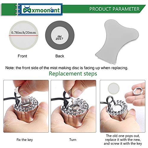Mxmoonant 10 Stks Transducer Discs 20mm/0.78 inch Ultrasone Mist Maker en Elektrische Open Haard Accessoires, Rubber Beschermd - Image 6