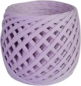 Fio de Malha Dalia Premium 500g – Espessura 33mm, Anti-Pilling, para Crochê, Tricô e Bolsas Artesanais (3005-Lilas)