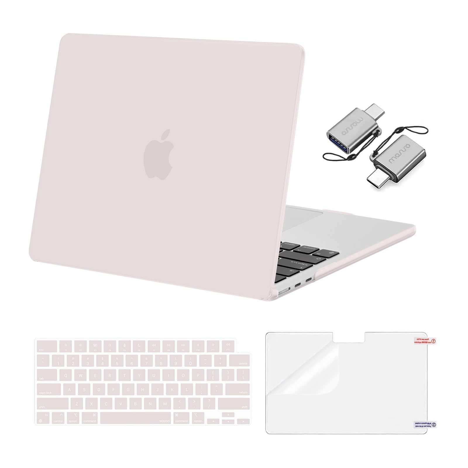 MOSISO Compatible with MacBook Air 13 inch Case M5 2026 M4 M3 M2 2025-2022