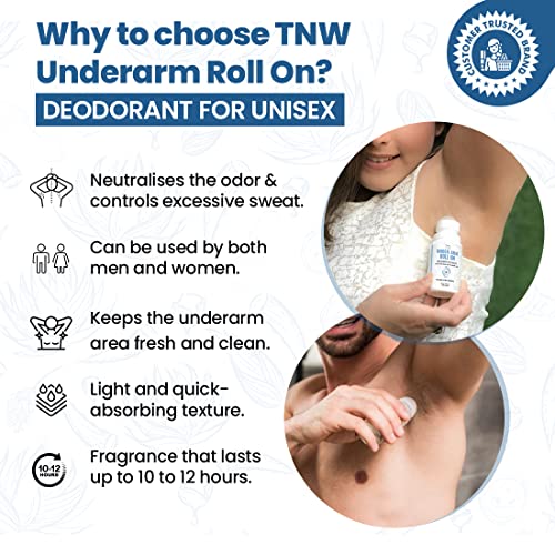 Image of The Natural Wash Underarm Roll-On Deodorant for Women & Men | With Lemon, Vetiver and Hyaluronic Acid | For Long-Lasting Freshness 50ml