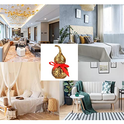 Estatua de cobre Wu Lou Hu Lu Feng Shui para decoración miniatura 6