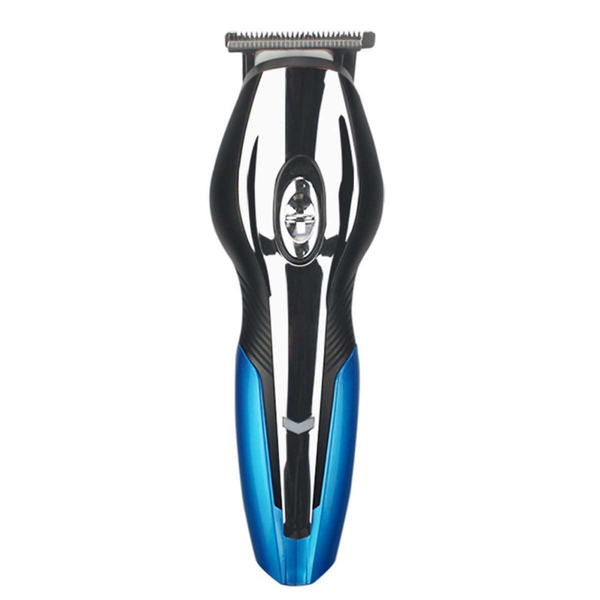 Set Trimmer e Rasoio Elettrico Nero con Lama Abs e Batteria, Ricarica Usb, per Rifinitura Barba e Pulizia Peli Naso, Uso Personale Maschile