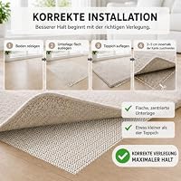 aboveBED Antirutschmatte für Teppich 70 x 140cm, Teppich Antirutschunterlage, Rutschmatte Teppichunterlage rutschfest Teppichstopper, Anti-Rutsch-Matte Mehrzweck für Schubladen, Regale, Tablett, Auto – Ansicht 7