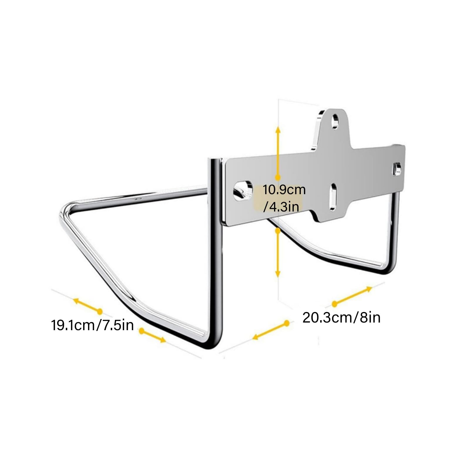 Staffa a parete in acciaio inox per garage Heavy Duty Rack Tool Hook Facile installare gancio per scala
