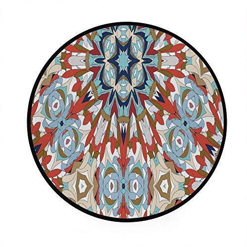 Tapis de jeu rond antidérapant absorbant et réutilisable pour salon - 2