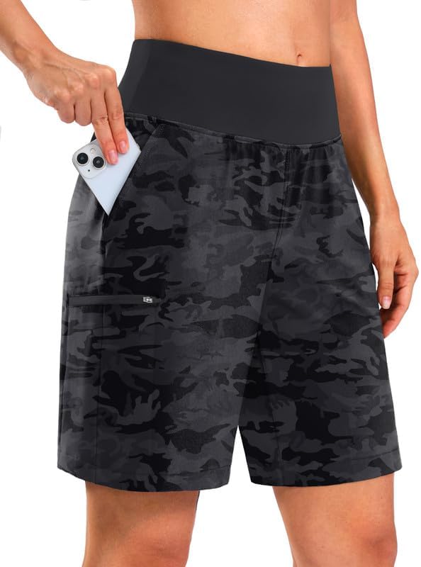 Bikewa Women's Mountain Bike Shorts 4D Padded Cycling Riding Biking Bicycle Biker Cycle Shorts for Women