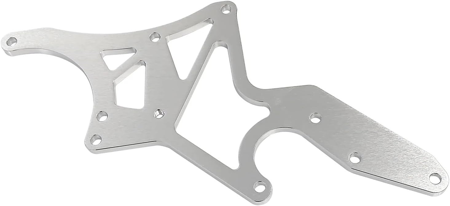 LS Engine Serpentine Alternator Bracket Compatible for Power Steering Pump Swap Conversion Compatible with Chevrolet Truck and SUV Engines(Silver)