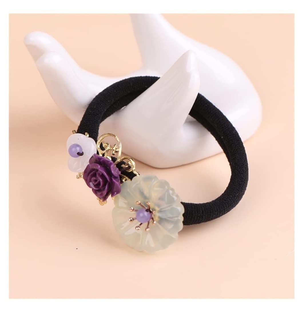 Scrunchies Per Capelli Anello Per Capelli Corda Per Testa A Sfera Durevole Cavallo Legata Copricapo Per A Mezza Cravatta Elastici Per Coda Di Cavallo