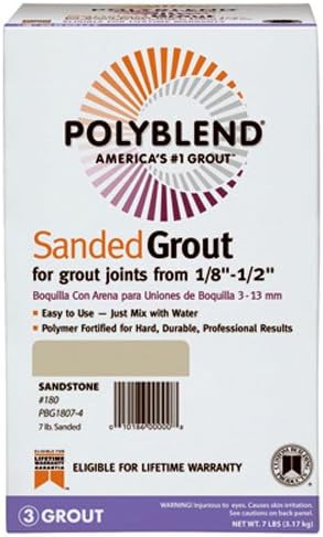 CUSTOM BLDG PRODUCTS PBG457-4 7 lb Wheat Sanded Polyblend Grout