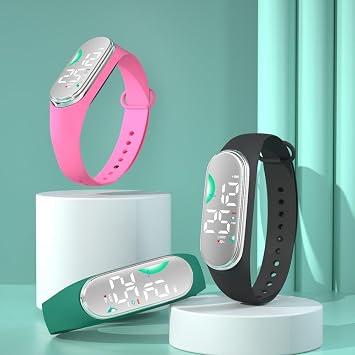 10Pcs Unisex Wholesale LED Digital Wristwatch Classy Silicone Strap Luminous Sport Watches
