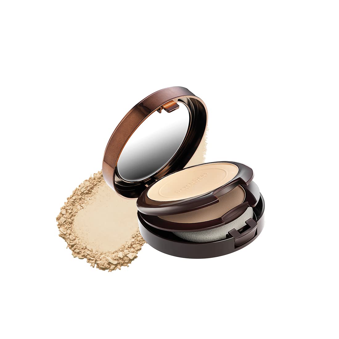 2 In 1 HD Oil Control Matte Finish Pressed Compact Powder Total Oil Control | Non Oily Matte Look | Evens Out Complexion | Hides Imperfections | Blends Effortlessly (Skin)