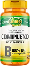 Vitaminas do Complexo B Unilife 60 Comp
