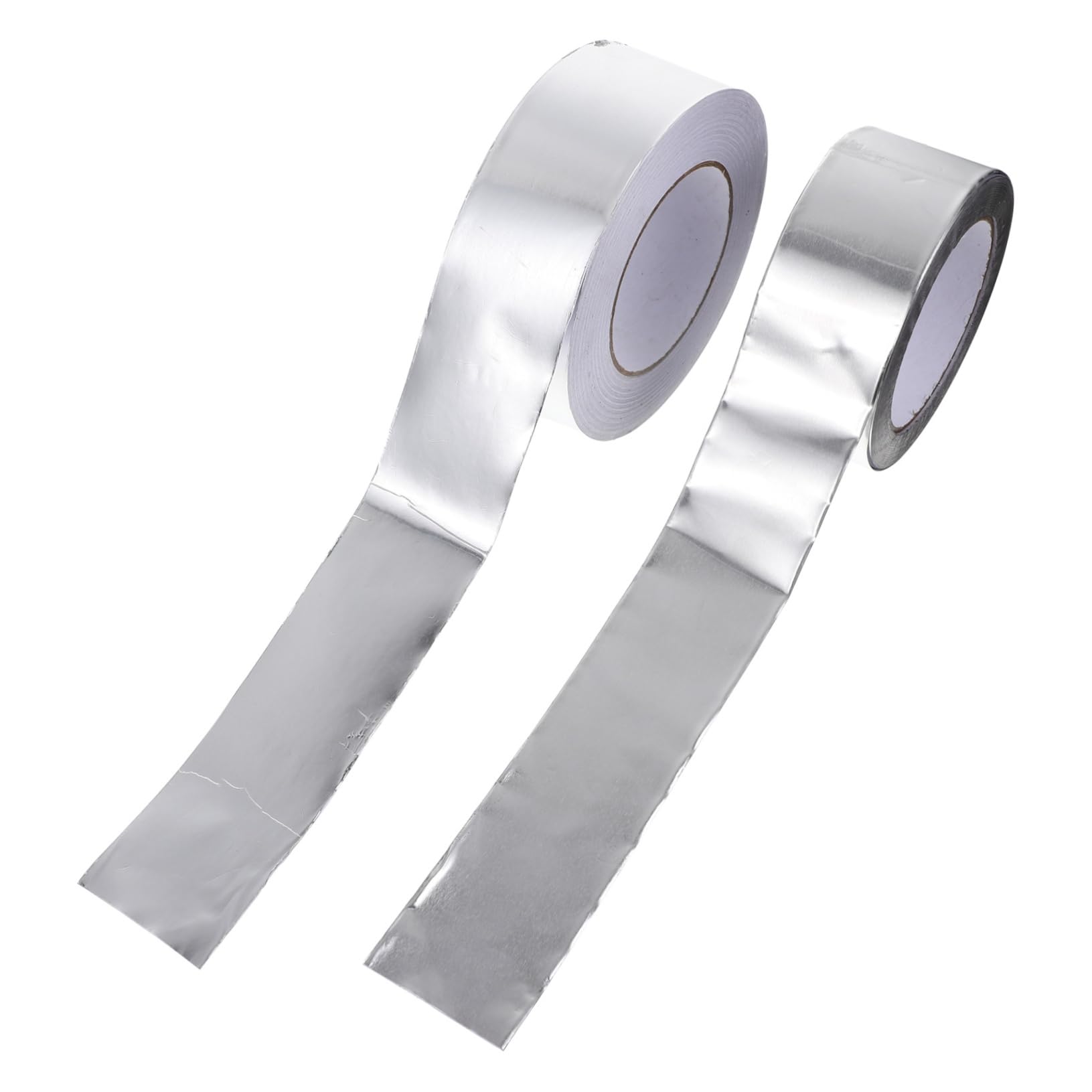 NUOBESTY 2 Rollen Aluminiumfolien Klebeband, Hitzebeständig, Silber