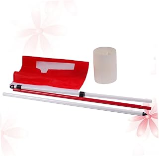 INOOMP Flag Poles Flagpoles Blm Flag Putting Green Cups Flagstick Mini Golf Set Banner Flagpole Set 5 Section Flagpole Hole Cup Flag Stick Stadium Supplies Five Knots Putting Green Flags