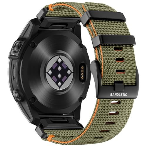 Correa compatible Garmin Fenix 8 47mm nylon 22mm miniatura 1