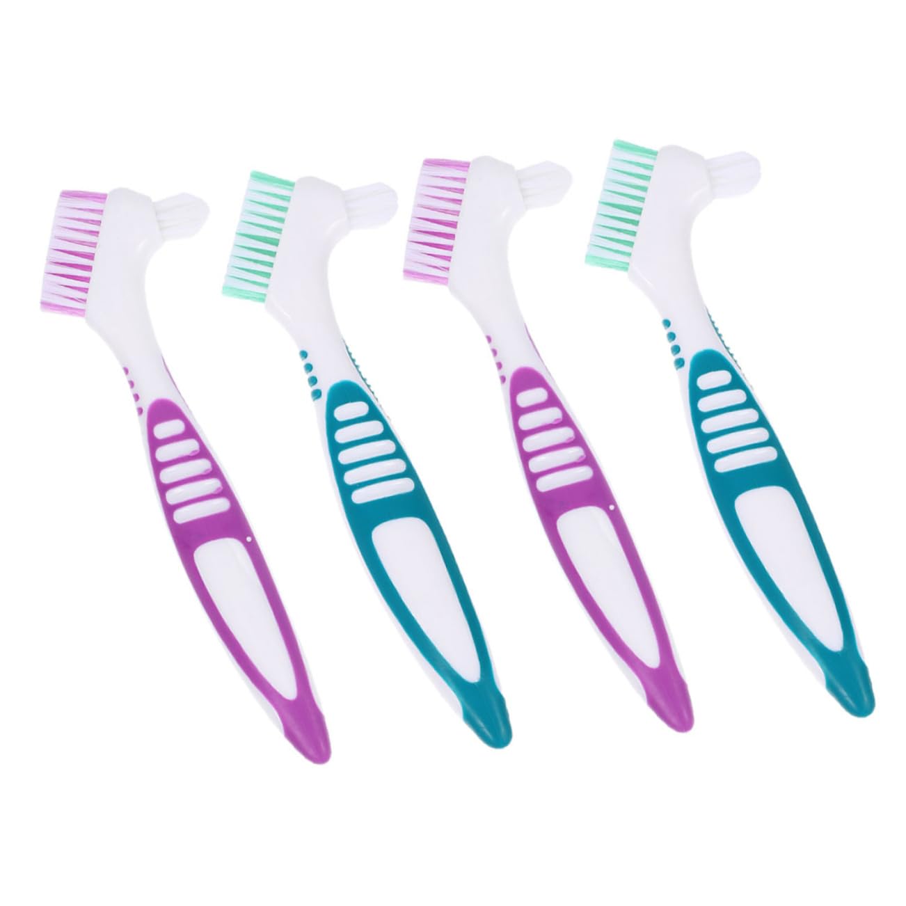 BESTYASH 4 Set Spazzola Per La Pulizia Della Protesi Pulito Spazzolino Denti Setole Difficile Pp 4 Pezzi*4