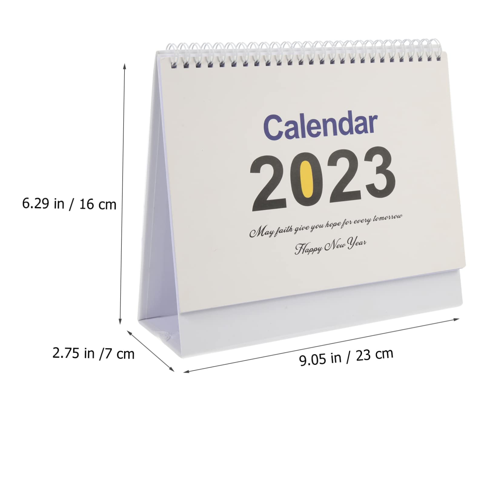 5 Stück Kalender 2023 2023 Tag Tag Tag 2023 Tag zu Tag 2023 Tischkalender Tischkalender Groß Büro Schreibtisch Dekoration Spulenkalender Weißes Papier Tragbar Vereinigte Staaten Büro
