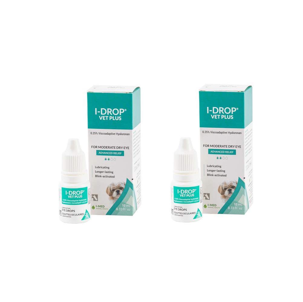Buy IMed Pharma Dog & Cat Eye Drops, I Drop Vet Plus Eye Lubricant (2