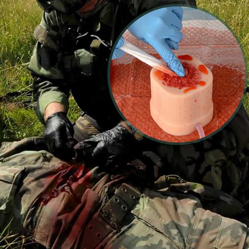 Image of SimCoach Wound Packing Trainer Kit, Stop The Bleeding Kit for Wound Packing Training, Wound Dressing Kit for Tourniquet Training (Education Training USE ONLY)