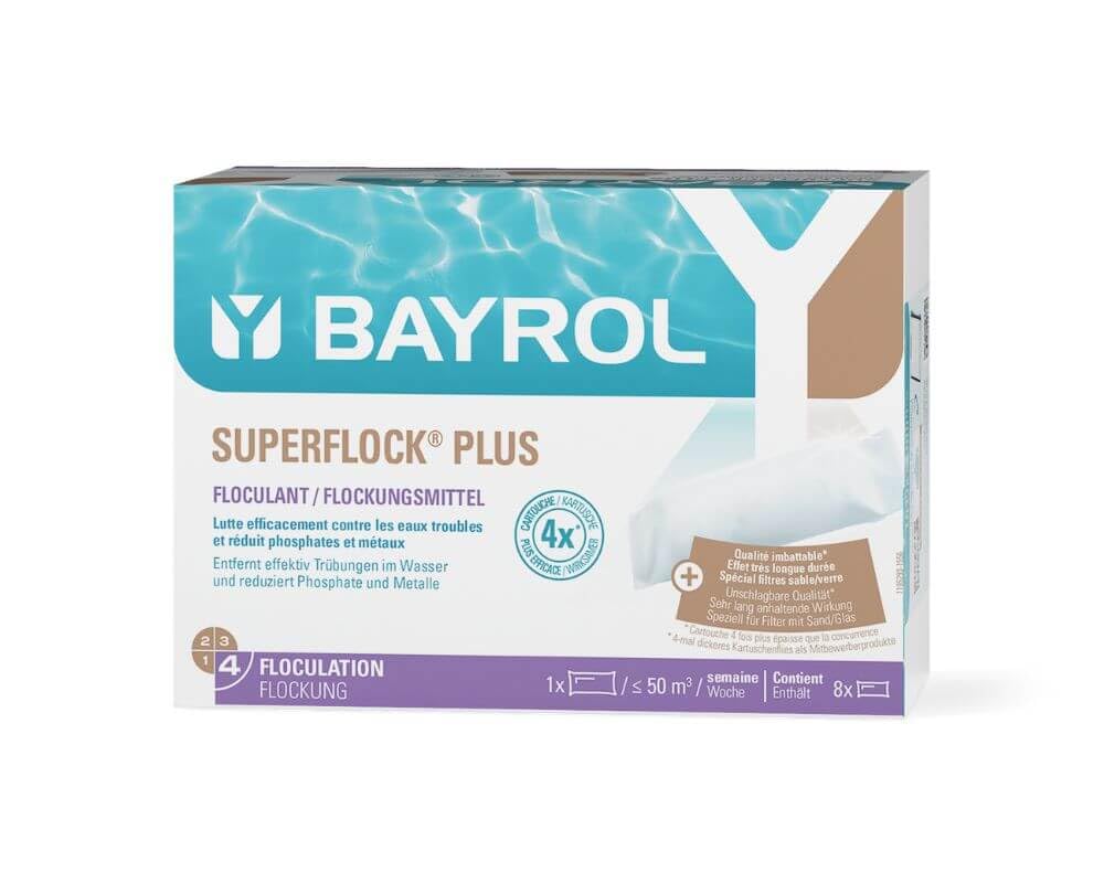 Bayrol Superflock Plus Flockungsmittel für Sandfilteranlage, 1 kg