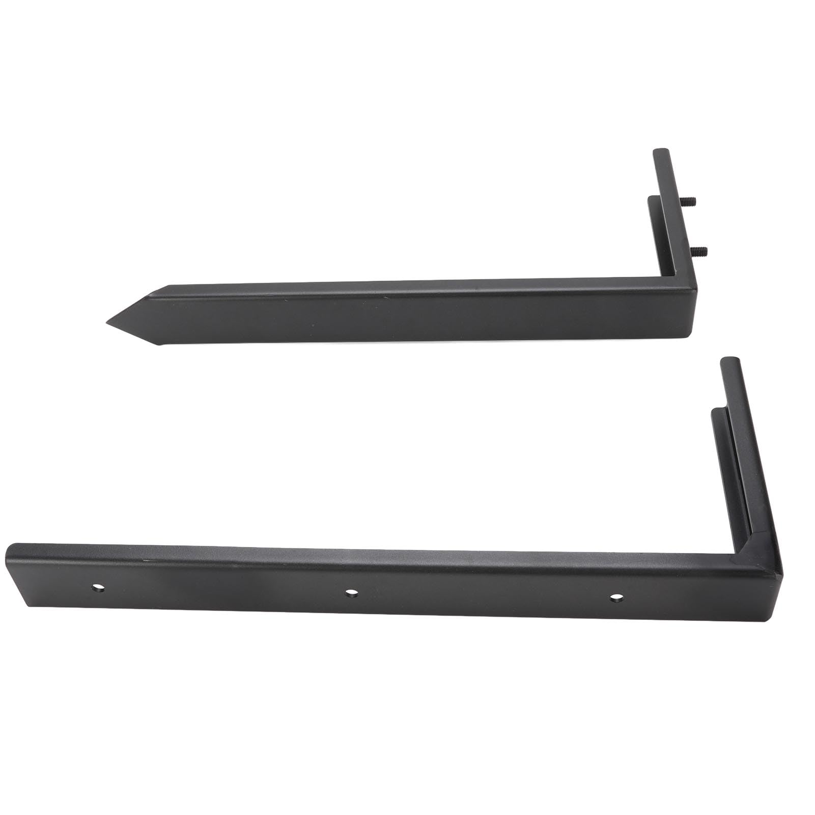 Estacas de Reparación de Postes de Cerca, Anclaje de Poste de Cerca de Acero Resistente, Paquete de 2 para Reparación de Cercas de Madera, Estacas Antideslizantes para el Suelo, Soporte de