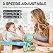 AMACOOL Battery Operated Stroller Fan, Baby Travel Essentials for Beach Disney, Newborn Boy & Girl Showers Gifts Registry Search, Rechargeable Clip On Fan for Car Seat Wagon Crib Bike Treadmill