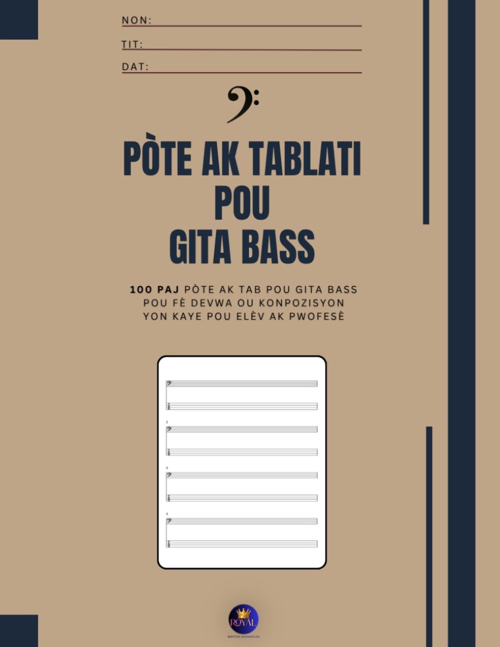 Pòte ak Tablati pou Bass (Aprann Mizik Rapid)