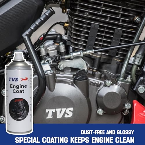 Image of TVS Engine Coat VST | Glossy Protection for Engine Compartments | Easy Maintenance | Maintains New-Like Appearance | White | 400ml
