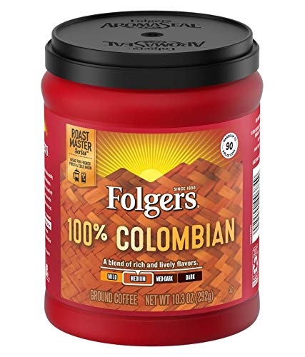 Folgers - Caffè macinato 100% colombiano, 292 g